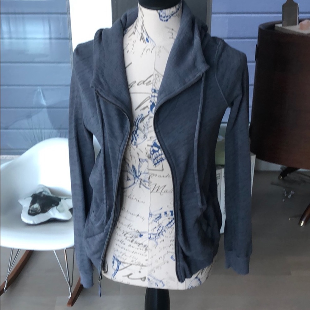 Splendid bluish grey hoodie